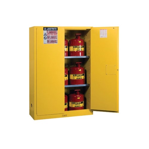 CABINET, FLAM W/CANS 45G MN YL
