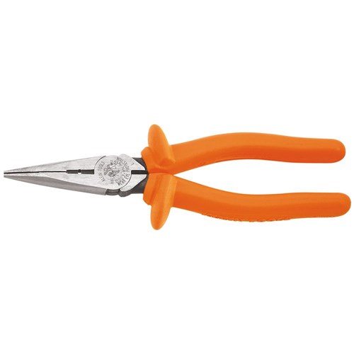 Insulated Long Nose Pliers, Side-Cutting