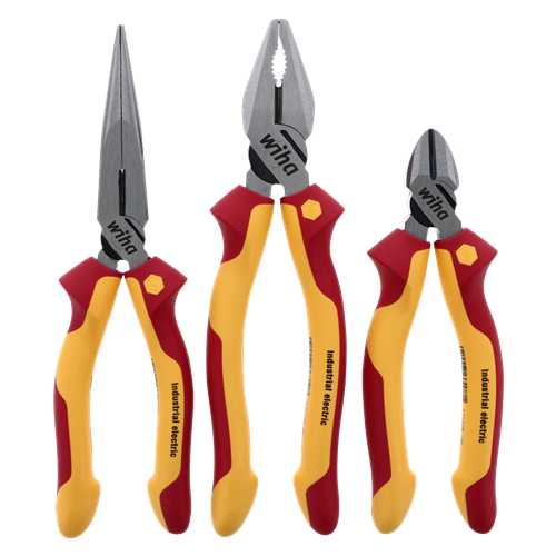 Insulated Pliers Cutters Set, 3 Piece. S