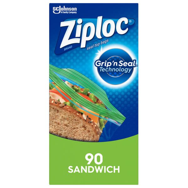 Ziploc Sandwich Bags - 90 count