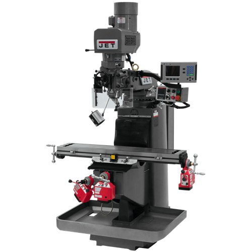Jet JTM-4VS Mill with 3-Axis ACU-RITE G-2 MILLPWR CNC with Air Powered Draw Bar
