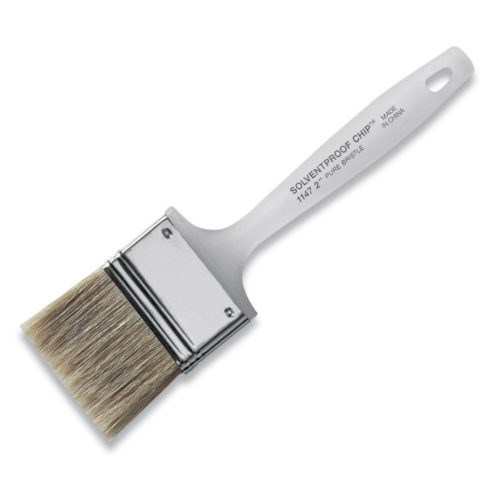 2 " Solvent-Proof Chip Brush with White