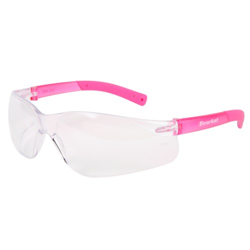 Pink Temples Clear Lens
