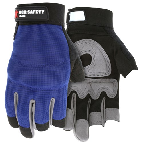 MCR Safety, Synthetic Leather, 3 Fingerl