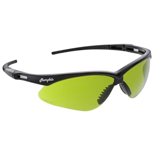 Memphis Series Black Safety Glasses with