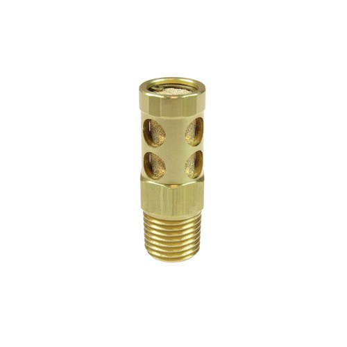 Brass Muffler, 1/8 inch MPT