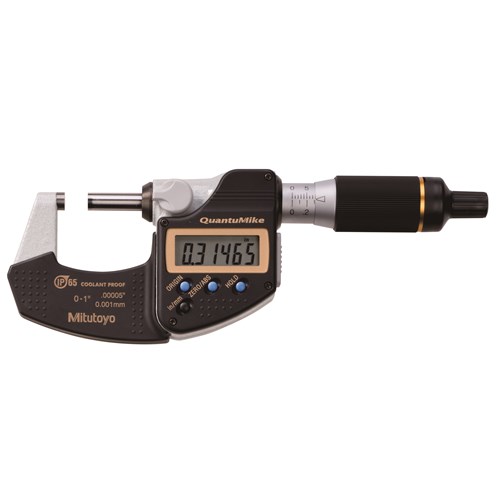 Micrometer, Digimatic, 0-1 Inch, Ip65