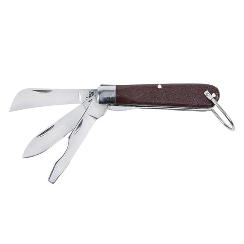 3 Blade Pocket Knife with Screwdriver