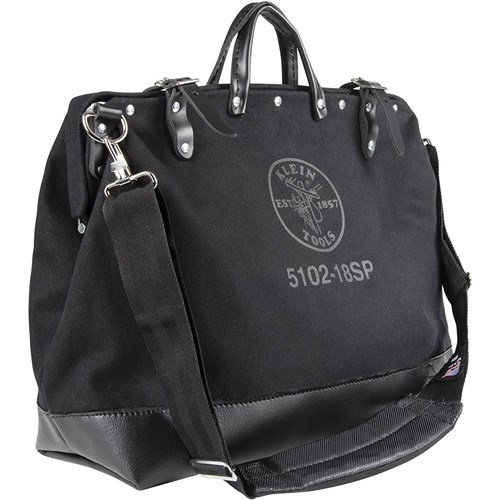 Deluxe Tool Bag, Black Canvas, 13 Pocket