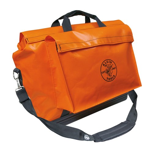 Tool Bag, Vinyl Equipment Bag, Orange, L