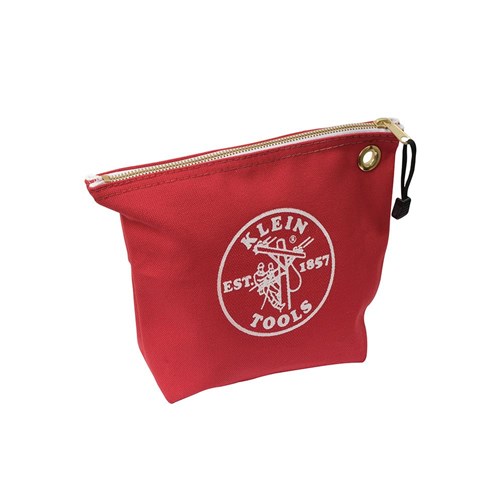 Canvas Zipper Bag, Consumables, Red