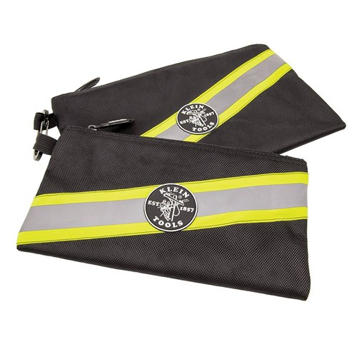 High Visibility Zipper Bags, 2-Pack
