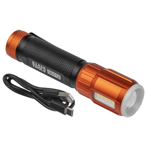 Rechargeable LED Flashlight with Worklig