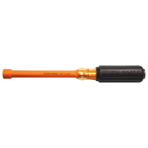 Insulated Nut Driver, 1/2-Inch Hex, 6-In