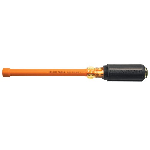 3/8-Inch Insulated Nut Driver, 6-Inch Ho