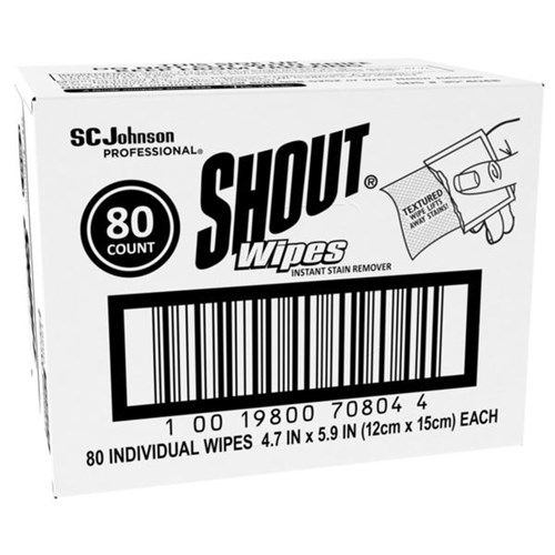 Shout Wipes Box of 80 Packets [686661]