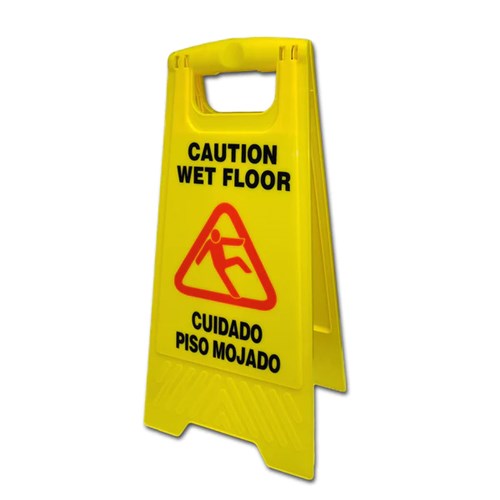 Sign, "Wet Floor" 24" Two-Sided