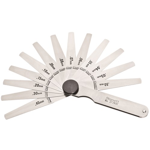 THICKNESS GAGE- 0.03-0.50mm- 13 TAPERED