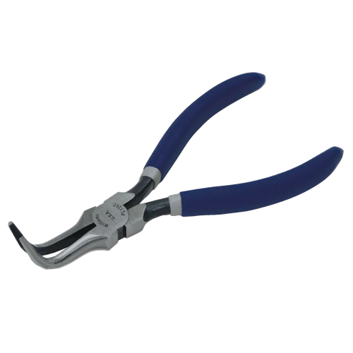 Curved Chain Nose Pliers 6-1/4"