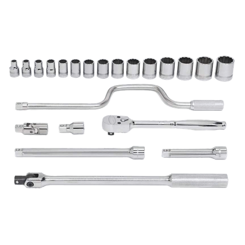 22 Pcs Tool Set /W Tb-104 Metal Tool Box