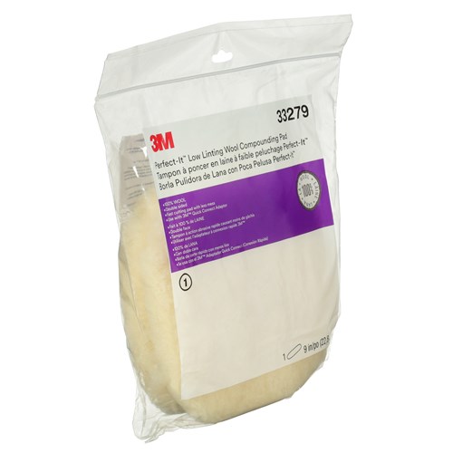9"Low Linting Wool Compounding Pad 6/cs