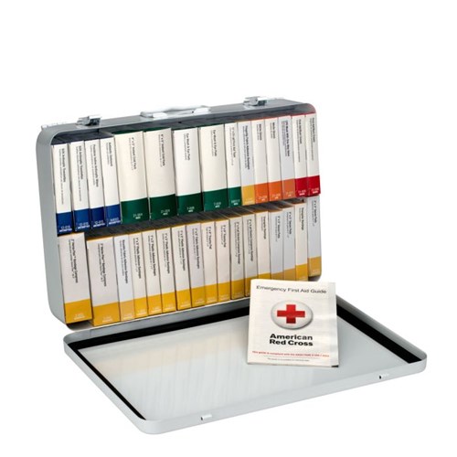 36 Unit First Aid Kit Metal Case