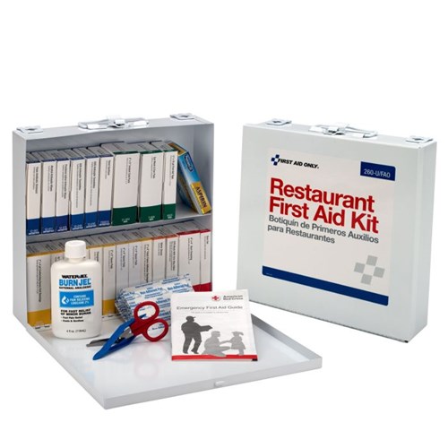 75 Person Restaurant First Aid Kit Metal