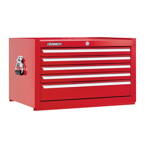 29" 5 DR MECH CHEST BB - INDUSTRIAL RED