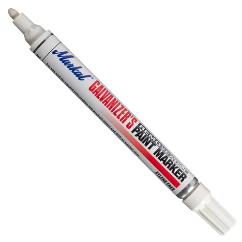 GALVANIZER'S REMOVABLE PAINT MARKER WHIT