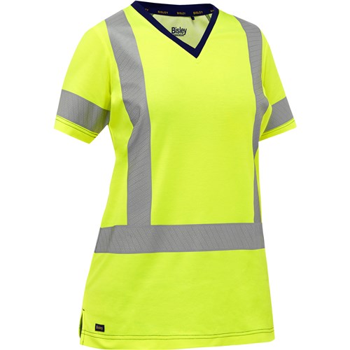 Bisley Hi-Visibility Shirt , Yellow, ANS