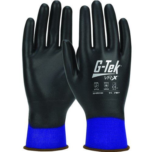 G-Tek Seamless Knit Nylon Glove with Pol