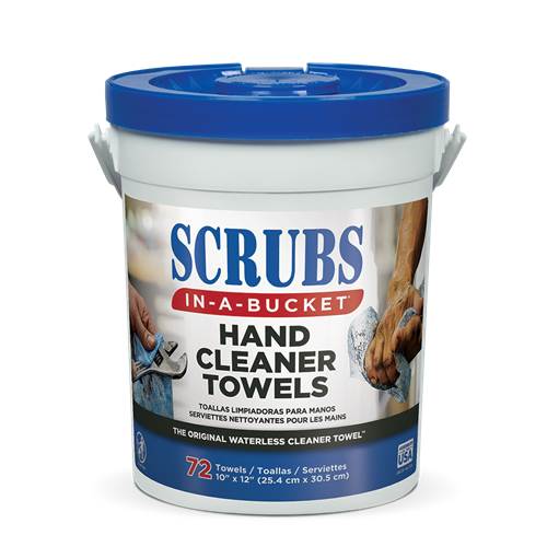 SCRUBS IN-A-BUCKET Hand Cleaner Towels 7