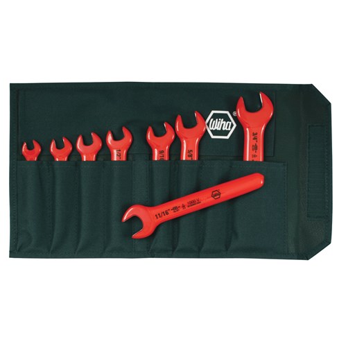 Insulated Open End Inch Wrench 8 Piece S