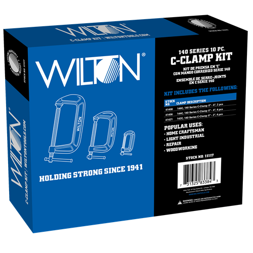 10-pc 140 Series C-Clamp Kit