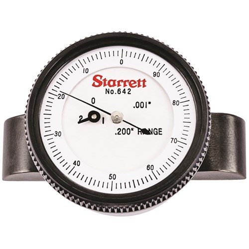 DIAL DEPTH GAGE WITH BACK PLUNGER- .001"