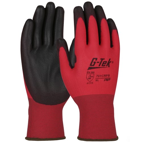 G-Tek Seamless Knit Nylon Glove with Pol