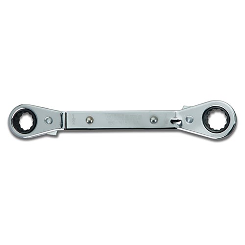 Offset Ratcheting Box Wrench 3/8 X 7/16"