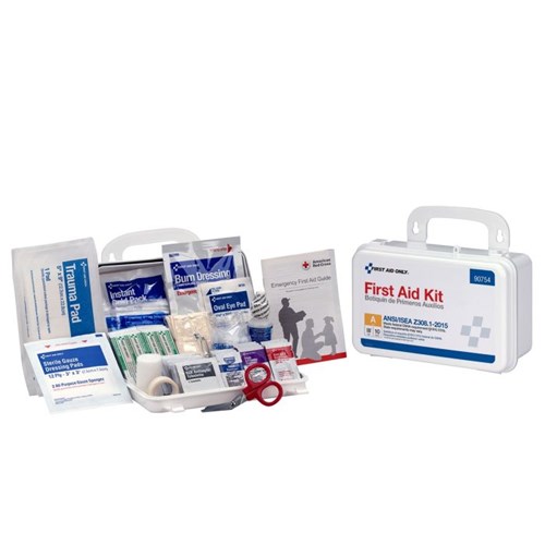 10 Person First Aid Kit ANSI A Plastic C