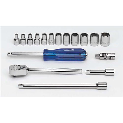 15 Pcs Tool Set /W Tb-101 Metal Tool Box