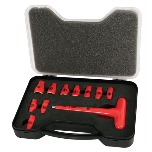 Insulated 1/4" Inch T-Handle Socket Set