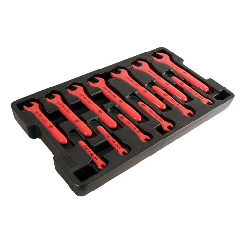 Insulated Open End Inch Wrench 13 Piece