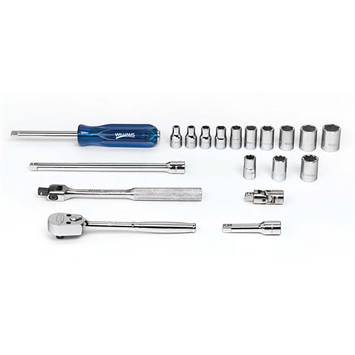 19 Pcs Tool Set /W Tb-101 Metal Tool Box