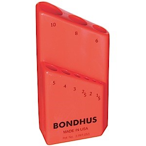 Bondhex Case Holds 9 L-Wrenches 1.5-10mm