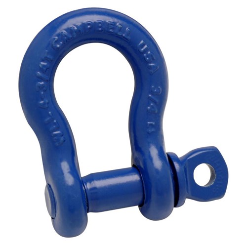 7/16 ANCHOR SHACKLE,SCREW PIN,PAINTED
