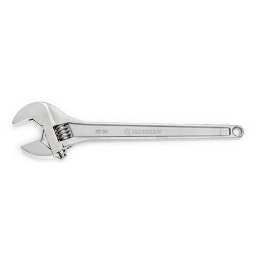 ADJUSTABLE WRENCH,15,CHROME,CARDED