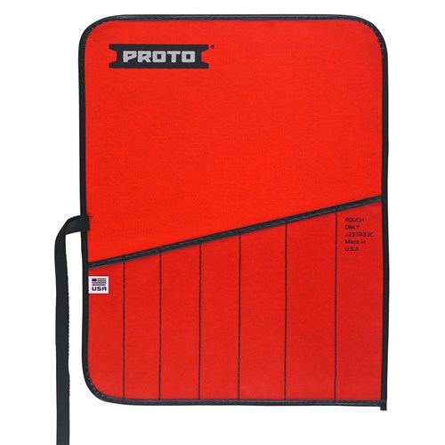 Proto Red Canvas 7-Pocket Tool Roll