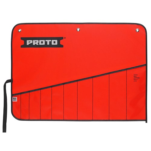Proto Red Canvas 10-Pocket Tool Roll