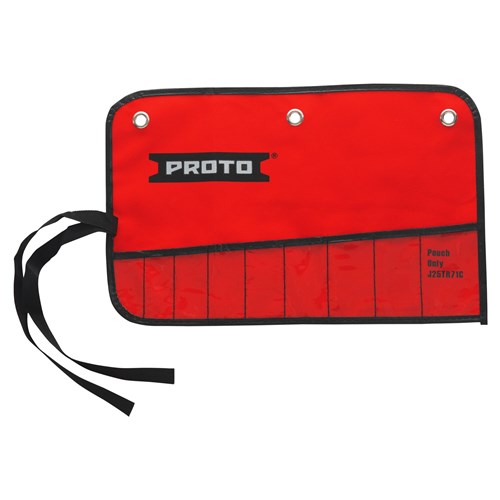 Proto Red Canvas 3-Pocket Tool Roll