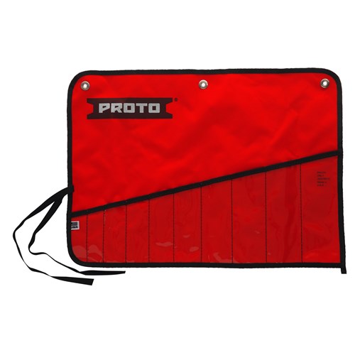 Proto Red Canvas Tool Roll 10 Piece