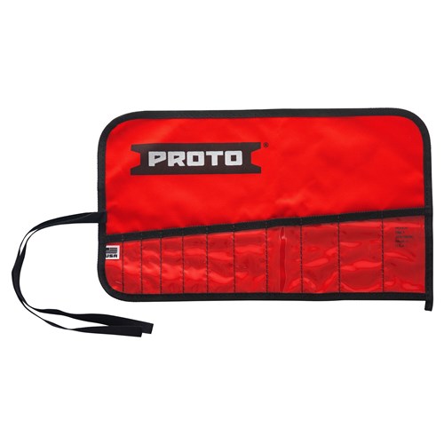 Proto Red Short Wrench Tool Roll 11 Piec